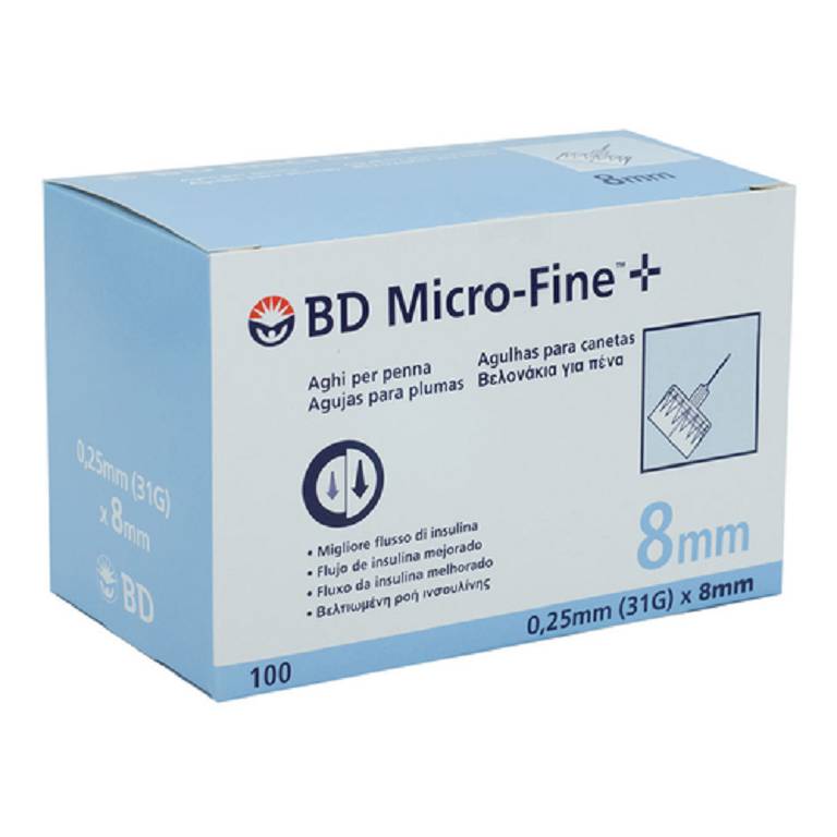 BD MICROFINE AGO G31 8MM 100PZ