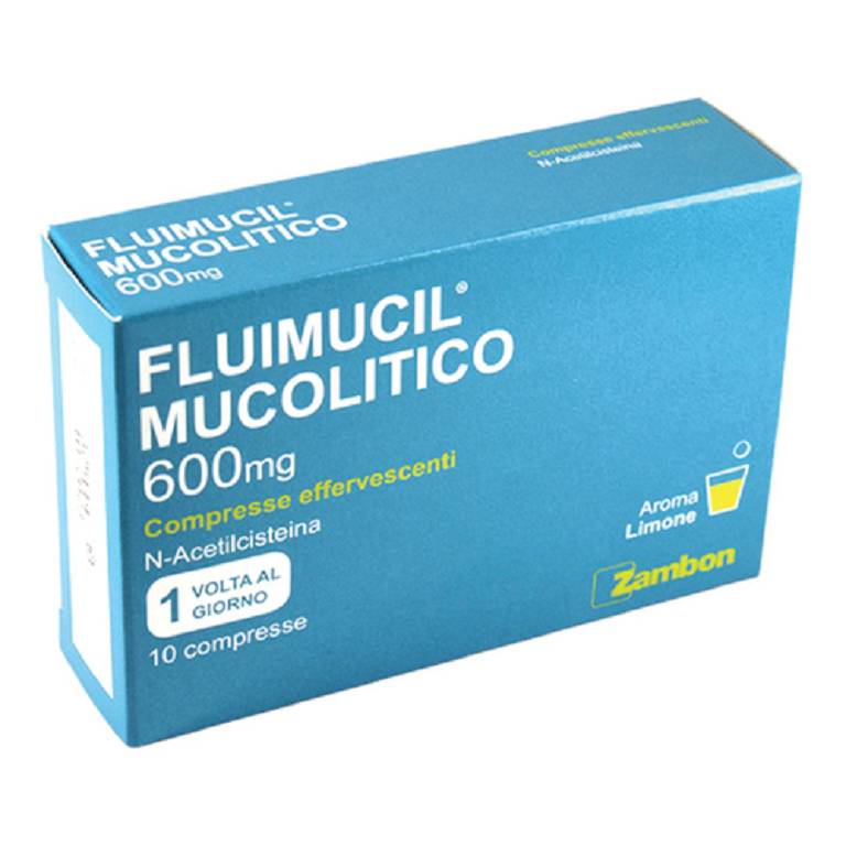 FLUIMUCIL MUCOL*10CPR EFF600MG