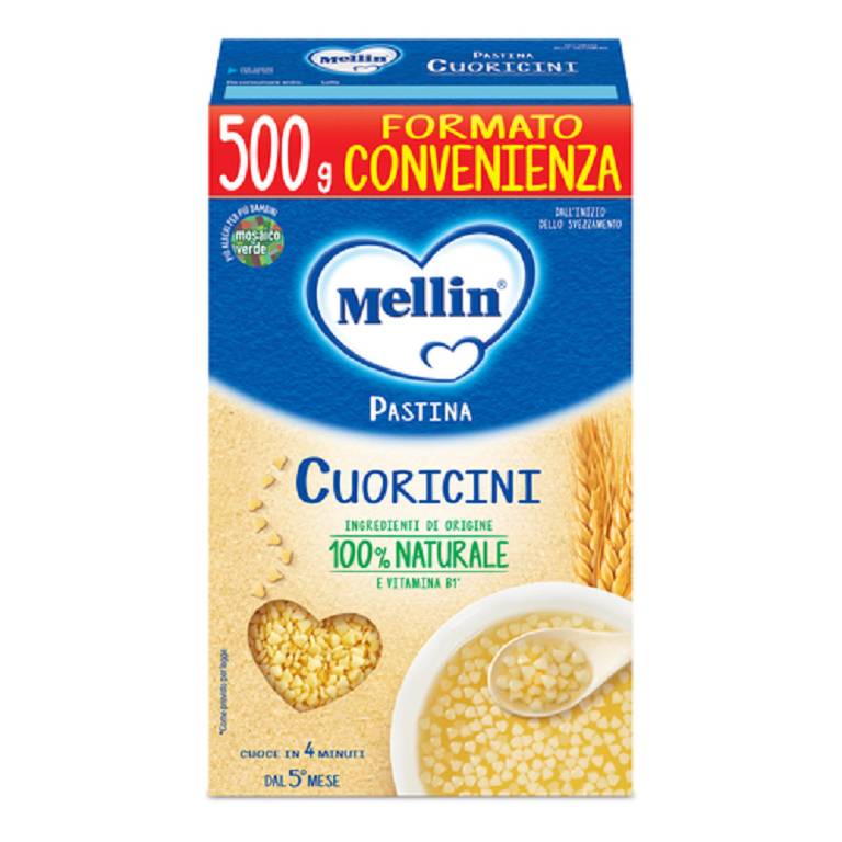 MELLIN PASTA CUORICINI 320G