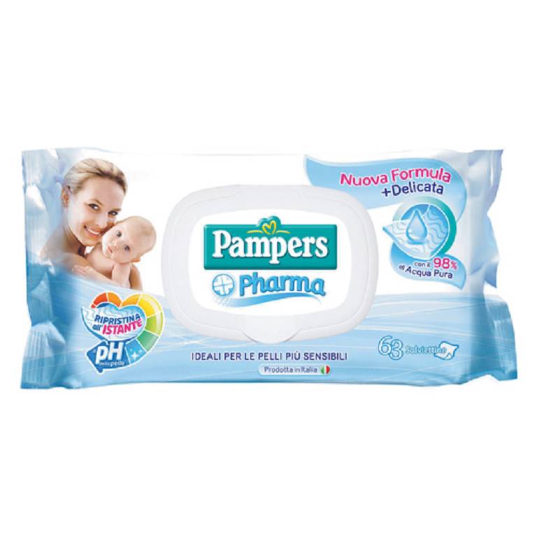 PAMPERS PHARMA SALV 63PZ