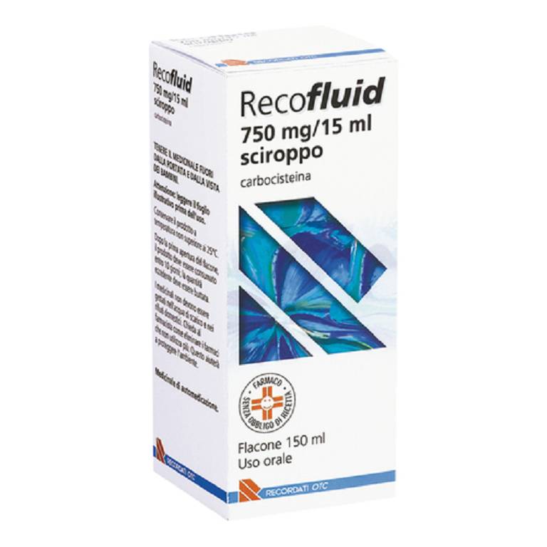 RECOFLUID*SCIR FL 150ML 750MG